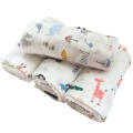 Hot Sale Printing Fleece Muslin Blanket Swaddle Baby Blanket Photography Props
